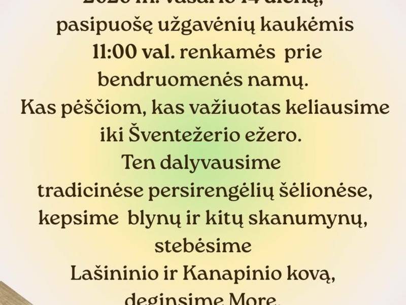 Zimowy Festiwal Wypędzenia w Šventežeri