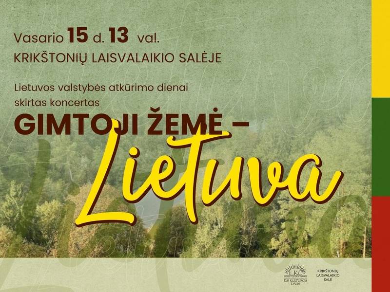 Koncertas "Gimtoji žemė - Lietuva"