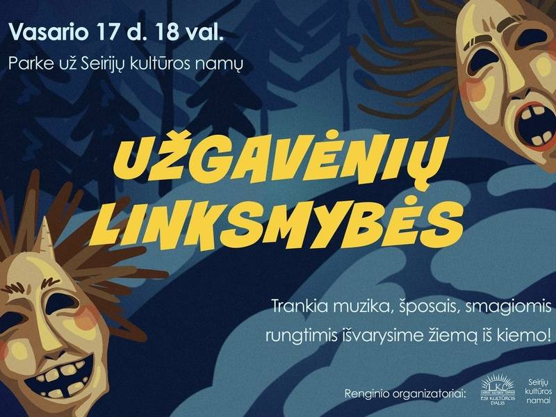 Užgavėnių linksmybės Seirijuose