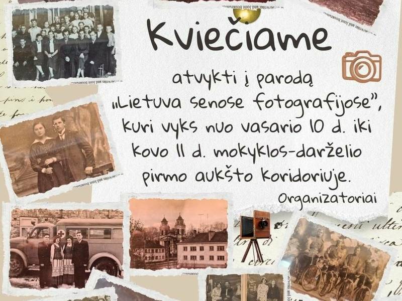 Fotografijų paroda "Lietuva senose fotografijose"