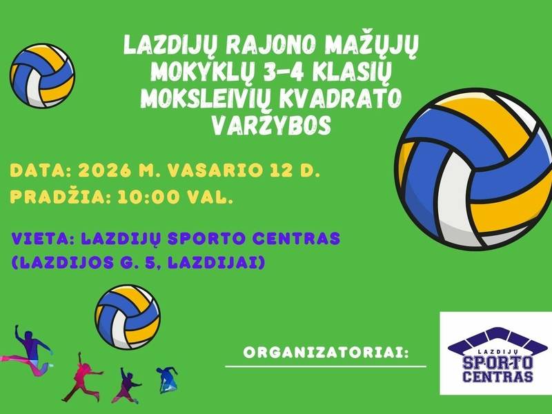 Konkurs na kwadratowy konkurs dla uczniów klas 3-4 szkół rejonu Łoździeje