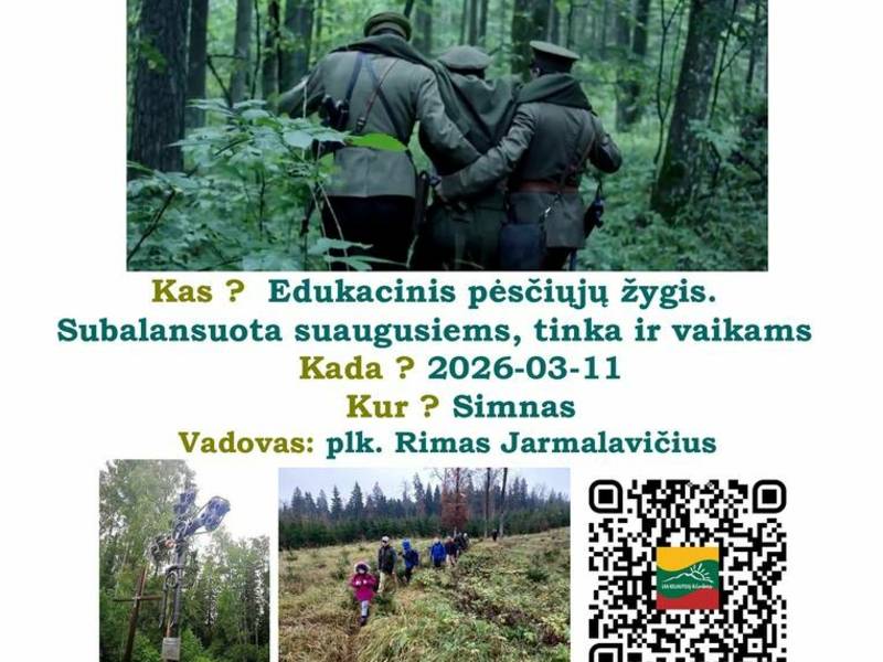 Edukacinis pėsčiųjų žygis 