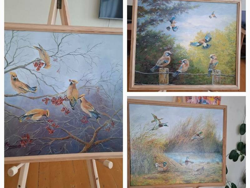 Raimondos Bolienės kūrybos paroda "Lietuvos paukščiai"