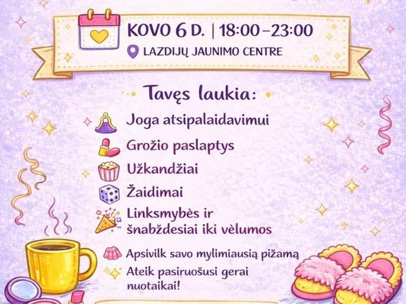 Pajama party "Girls' Night Whispers"