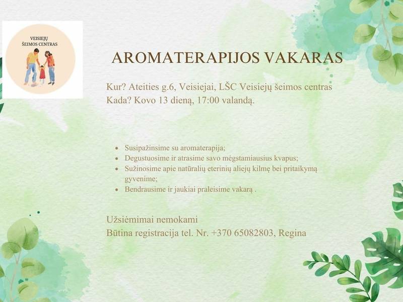 Wieczór aromaterapeutyczny