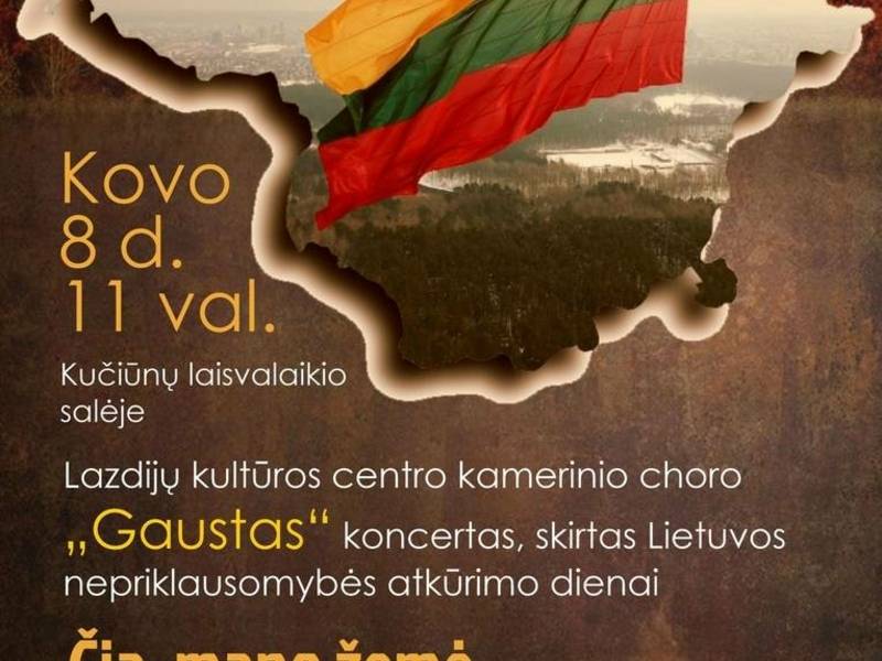 Konzert zum litauischen Unabhängigkeitstag „Hier, mein Land, Litauen!“