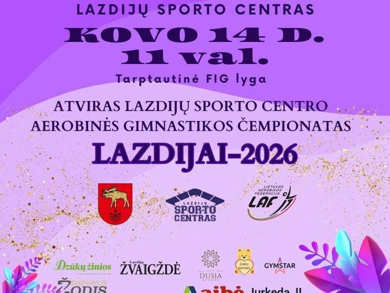 Lazdijai Sports Center Open Aerobic Gymnastics Championship "LAZDIJAI–2026"