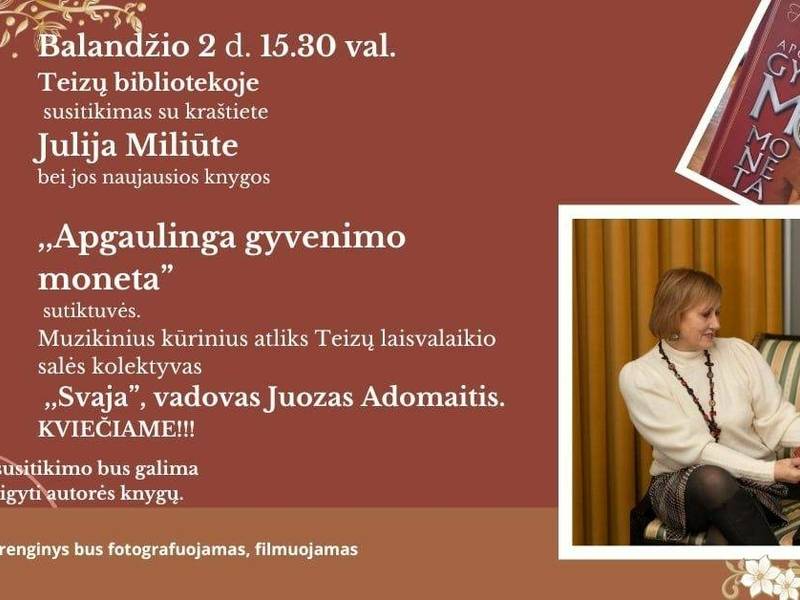 Welcome to the book "The Deceptive Coin of Life" by Julija Miliūtė