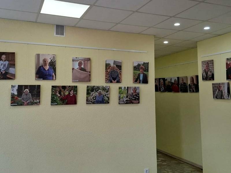 Krikštonių kaimo bendruomenės komiteto projekto Nuotraukų ant drobės paroda ,,Kaimo veidai"