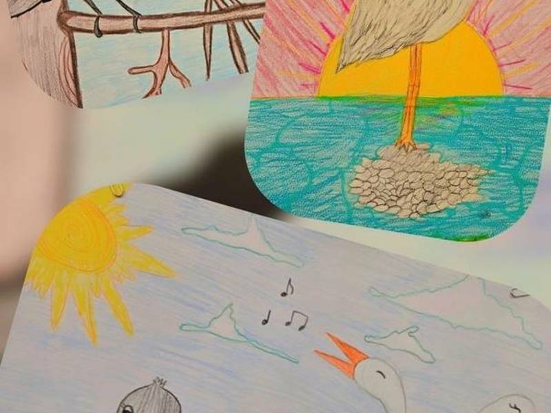 Exhibition of works by students of grades 5–7 of the Šeštokai School in Lazdijai District