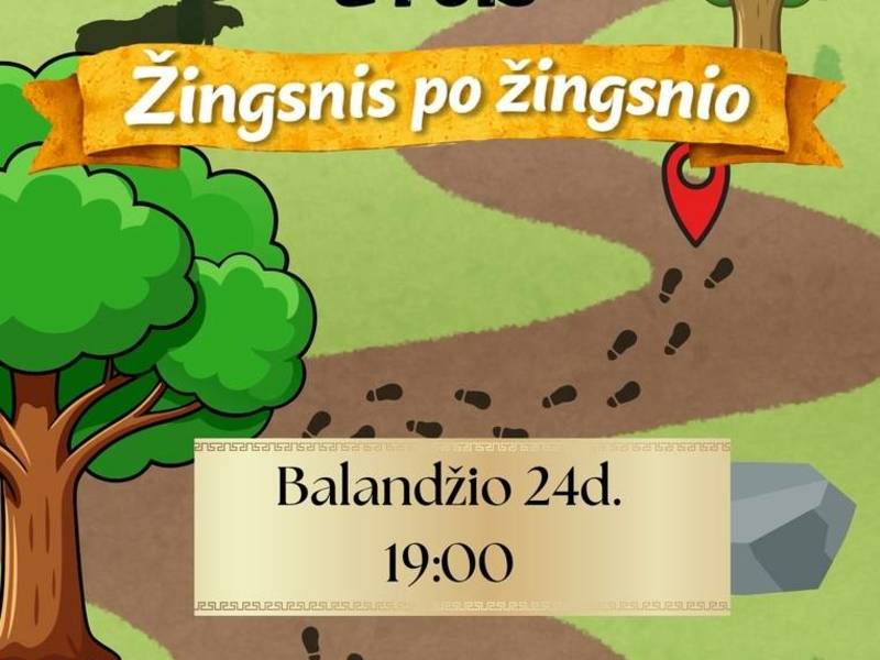 Orientacinis žygis "Žingsnis po žingsnio"