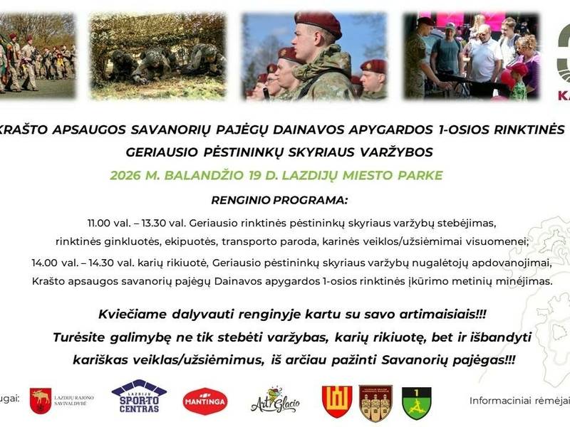 Wettbewerb der besten Infanteriedivision der 1. Auswahl der Freiwilligenstreitkräfte der Nationalgarde