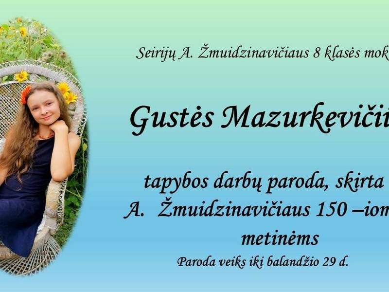 Wystawa malarstwa Gustė Mazurkevičiūtė