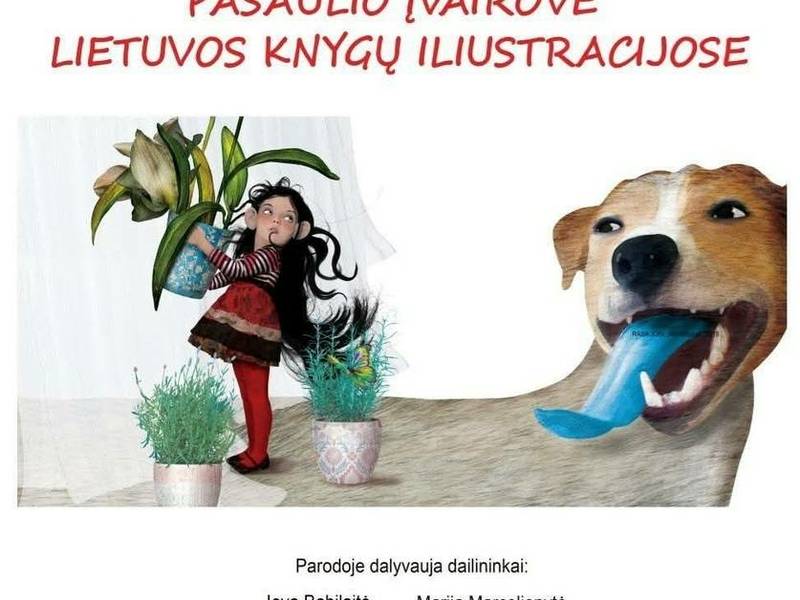 Ausstellung „Weltvielfalt in litauischen Buchillustrationen“