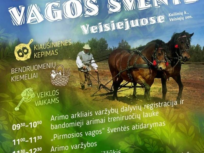 Pirmosios vagos šventė 2026