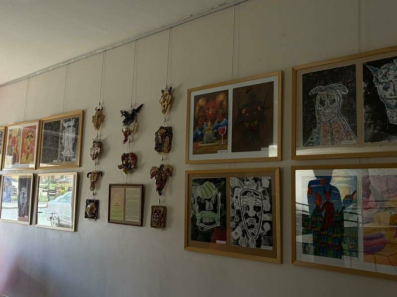 Ausstellung „Teufelsstreiche“ im Jugendzentrum Lazdijai