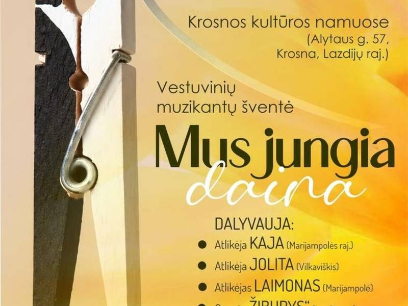 Vestuvinių muzikantų šventė "Mus jungia daina"