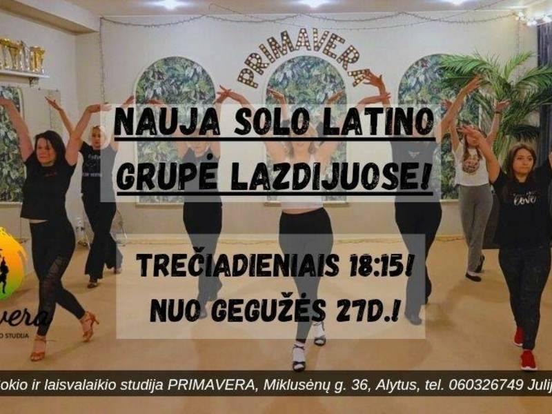 Занятия SOLO LATINO в Лаздияе