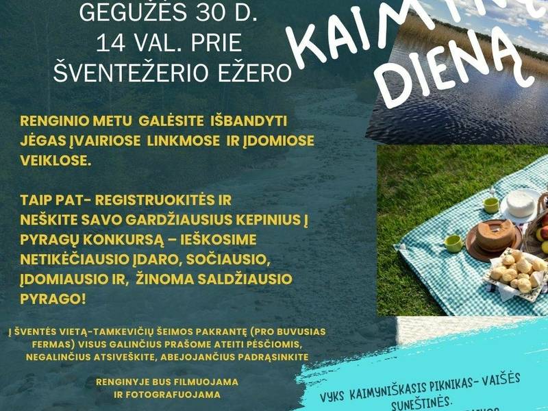 Neighbors' Day in the Šventežeris community