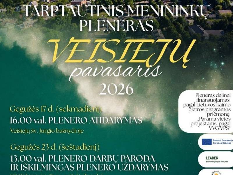 Tarptautinis menininkų pleneras "Veisiejų pavasaris" 2026