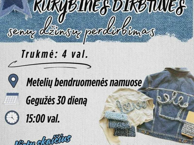 Warsztaty kreatywne „Recykling starych jeansów”