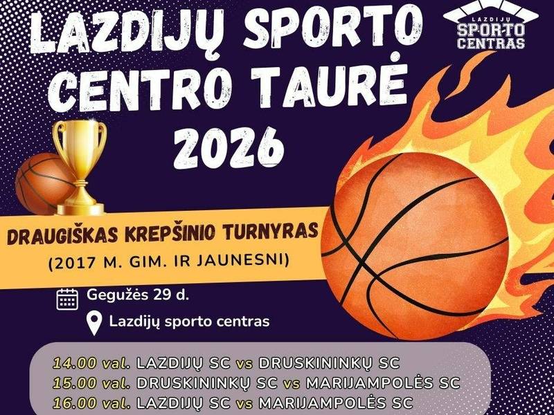 Lazdijų sporto centro taurė 2026