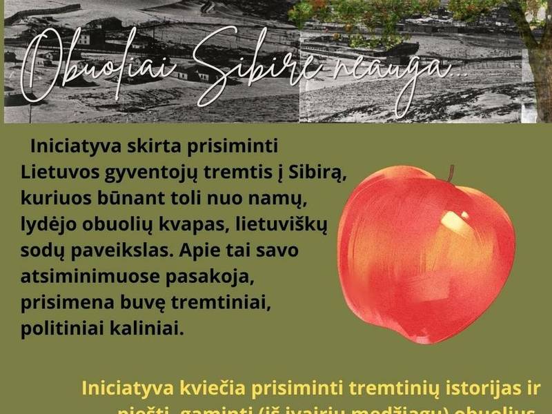 Pilietinė iniciatyva "Obuoliai Sibire neauga" 