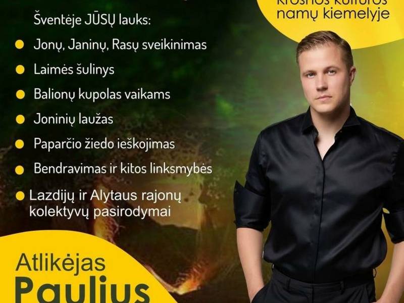 Midsummer celebration in Krosna