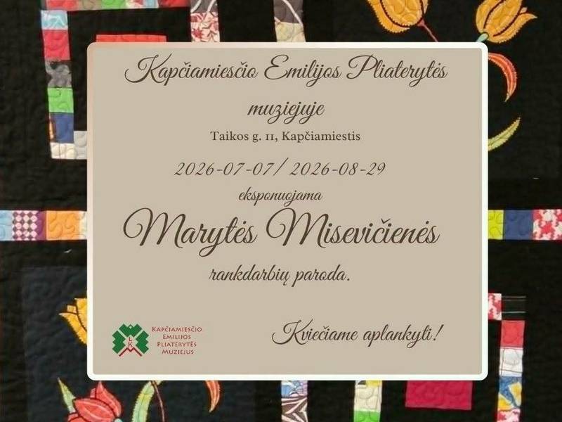 Wystawa rękodzieła Marytė Misevičienė