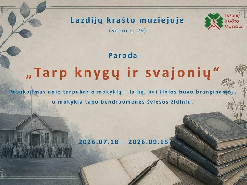 Exhibition "Between Books and Dreams"