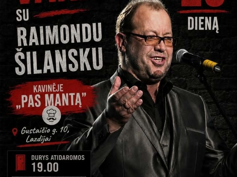 Wieczór czarnego humoru z Raimondsem Šilanskasem