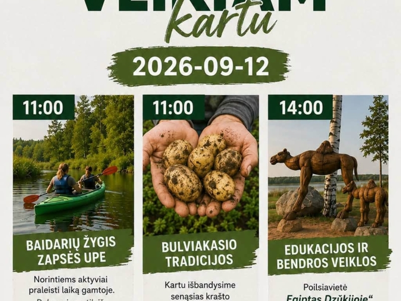Renginys "Gyvenam kartu, veikiam kartu"