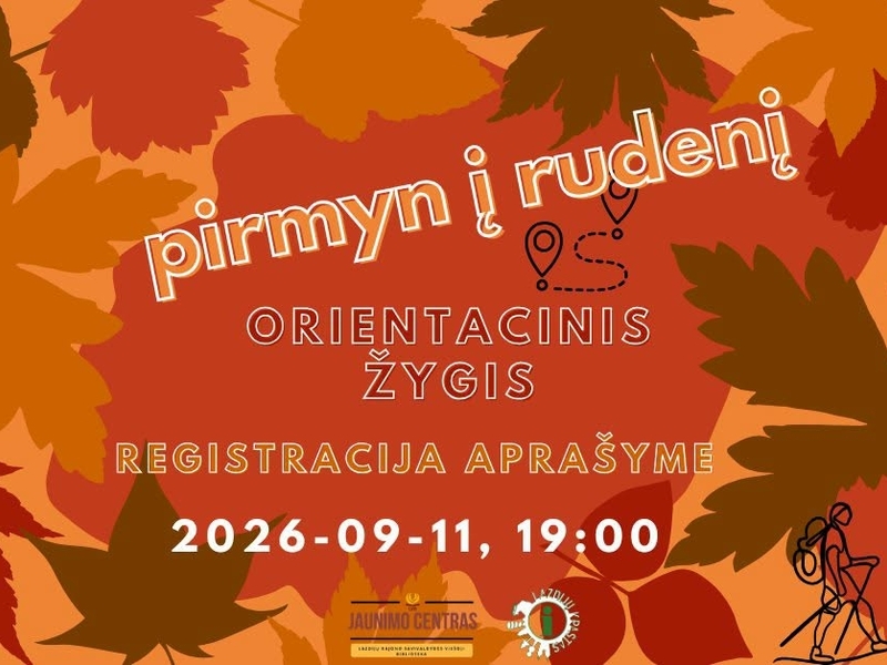 Orientacinis žygis „Pirmyn su rudeniu“
