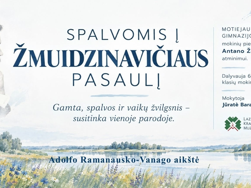 Exhibition dedicated to the memory of Antanas Žmuidzinavičius