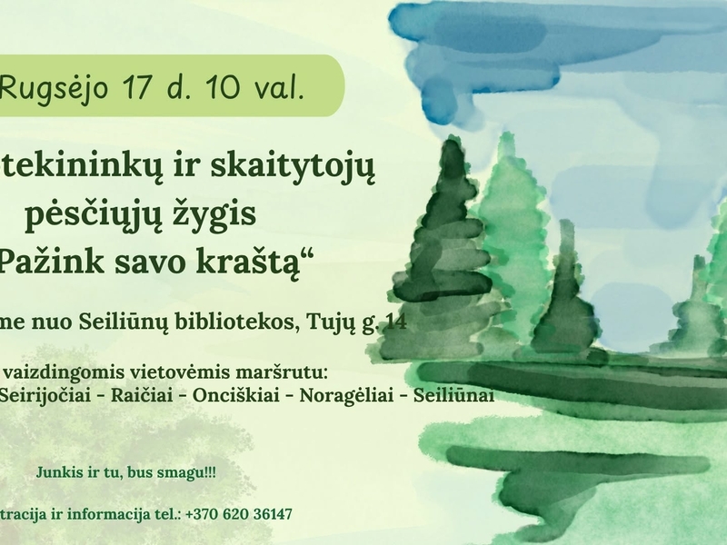 Pėsčiųjų žygis ,,Pažink savo kraštą"