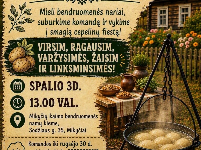 Cepelinų virimo šventė Mikyčiuose