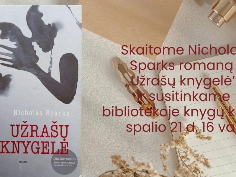 Knygų klubo susitikimas Krosnos bibliotekoje