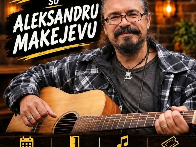 Gyvos muzikos vakaras su Aleksandru Makejevu