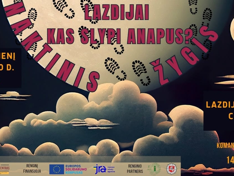 Naktinis žygis "Lazdijai: kas slypi anapus"