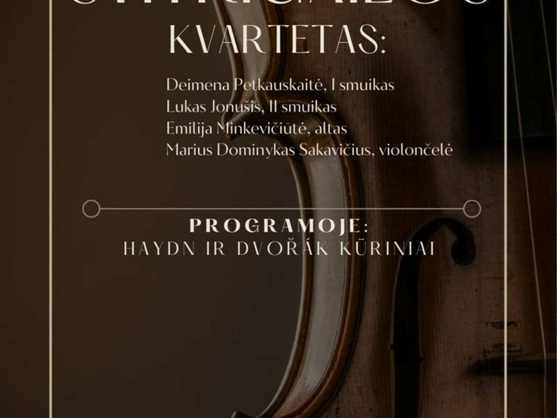 Konzert des Švitrigaila Quartetts im Kammerkonzertsaal