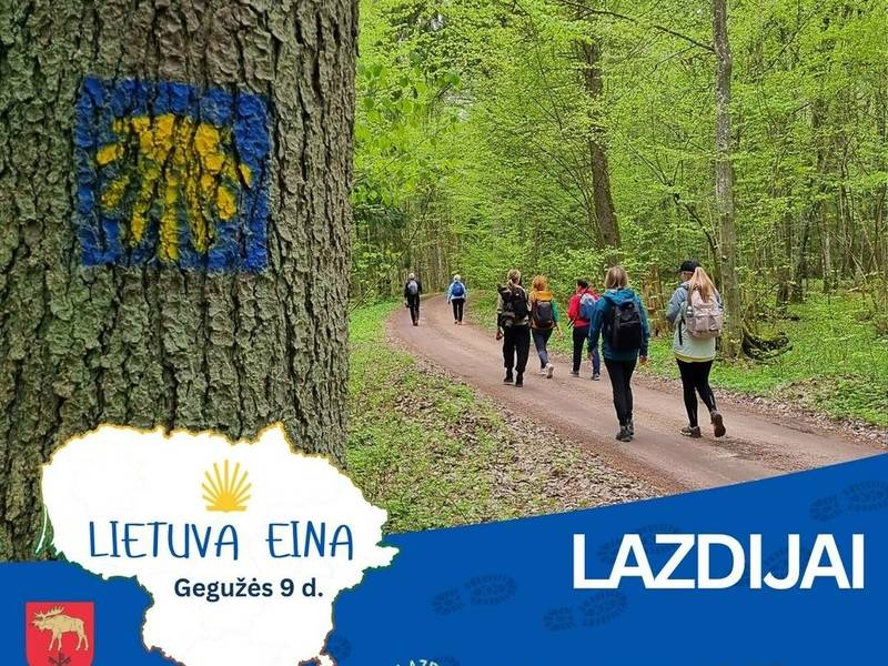 Camino Lituano žygis "Lietuva Eina" maršrutu Meteliai-Šventežeris