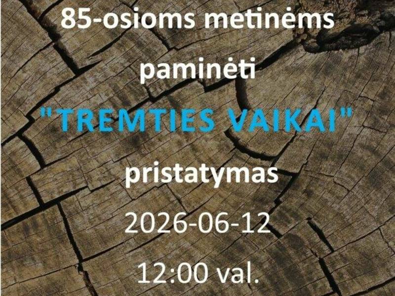Parodos "Tremties vaikai" pristatymas