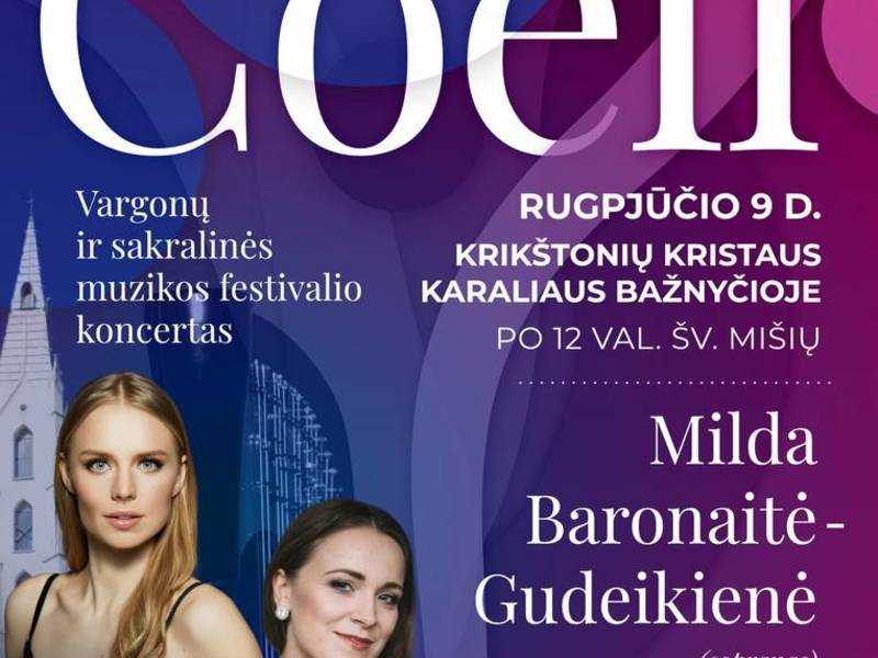 Kirchenmusikkonzert „Clavis Coeli“ in Krikštonys